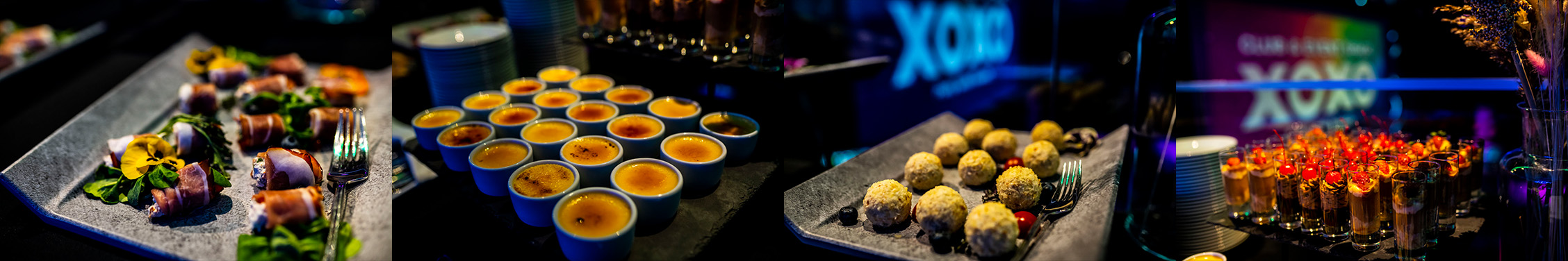 Menu i catering na 40 urodziny w klubie XOXO Party: Propozycje dań i napojów. 