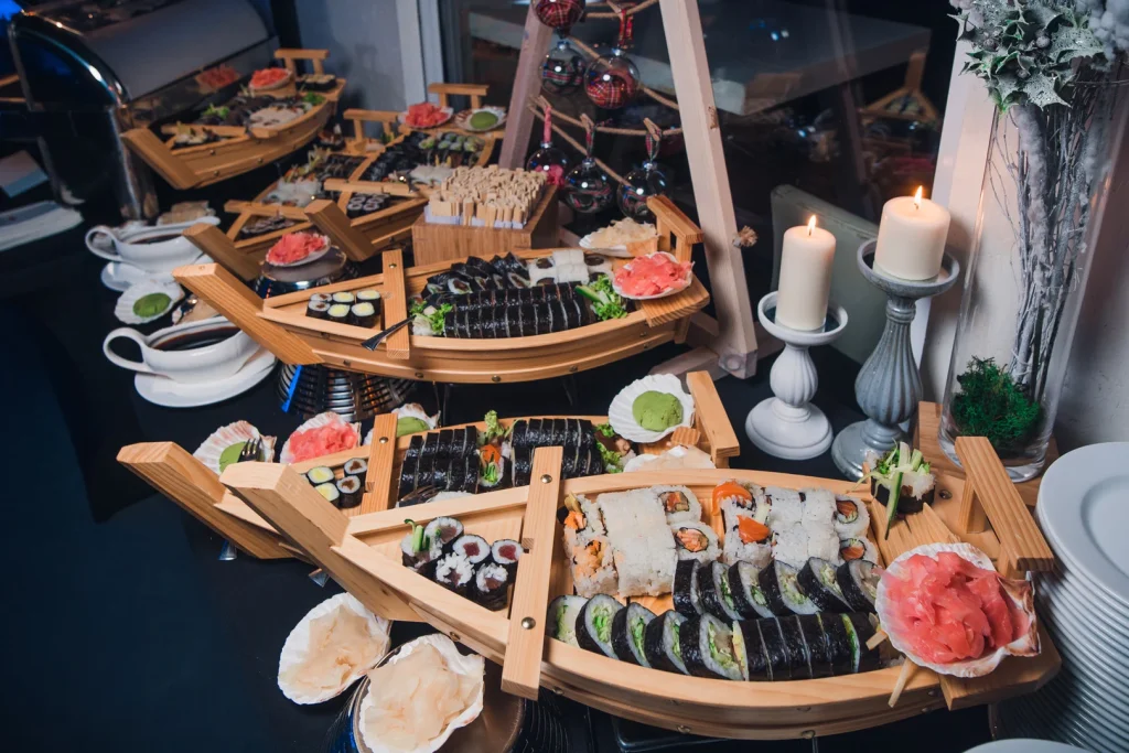 organizacja wigilii firmowych z cateringiem i świecami